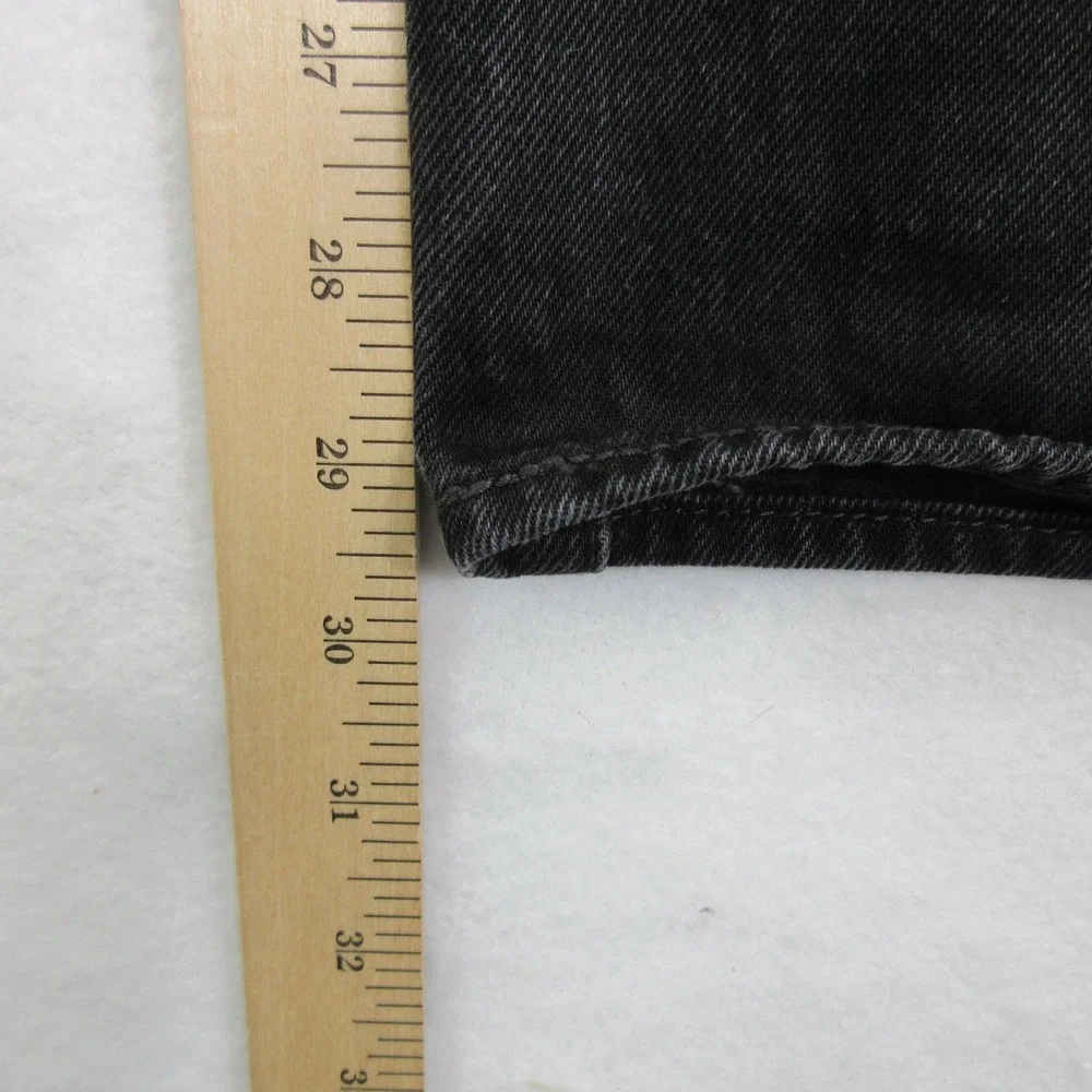 Levi's 501 Original Fit Men's Jeans Size 40x30 Black Straight Leg Denim